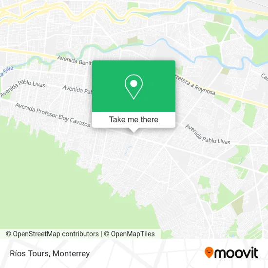 Ríos Tours map