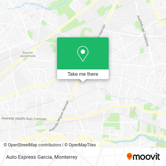 Auto Express Garcia map
