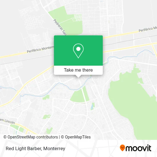 Red Light Barber map