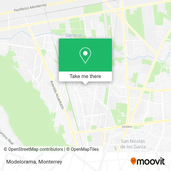 Modelorama map