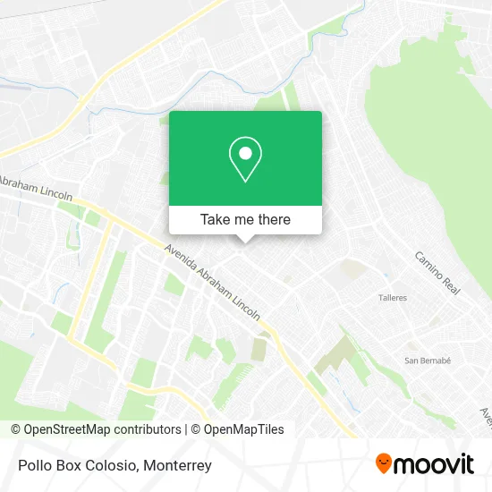 Pollo Box Colosio map