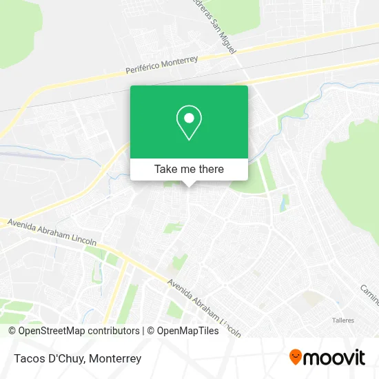 Tacos D'Chuy map
