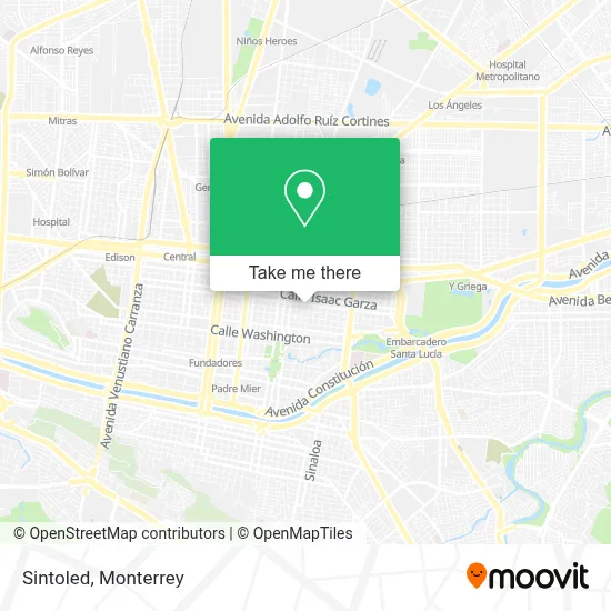 Sintoled map