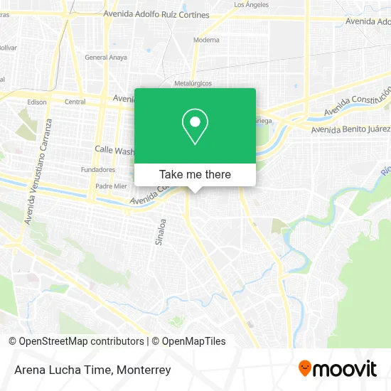 Arena Lucha Time map