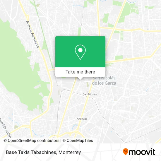 Base Taxis Tabachines map