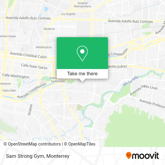 Sam Strong Gym map