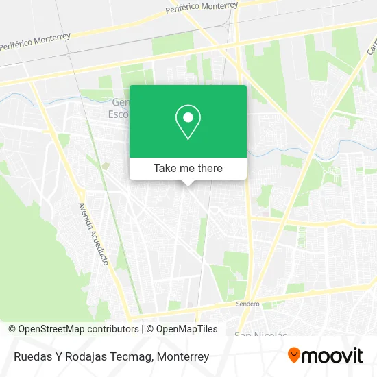 Ruedas Y Rodajas Tecmag map