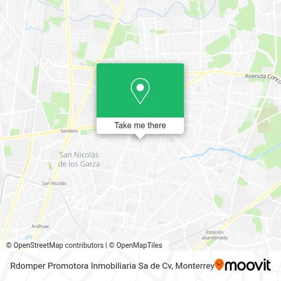 Rdomper Promotora Inmobiliaria Sa de Cv map