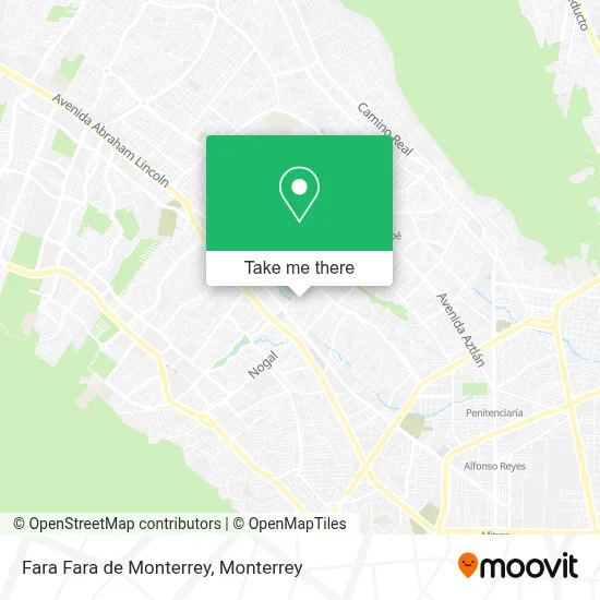 Fara Fara de Monterrey map