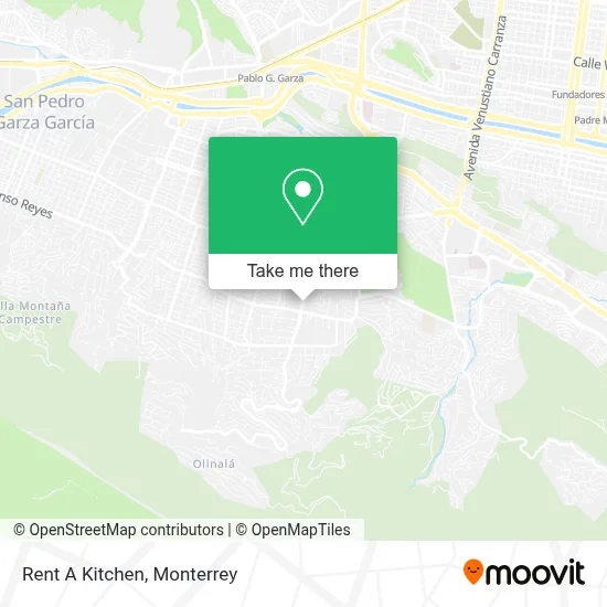 Rent A Kitchen map