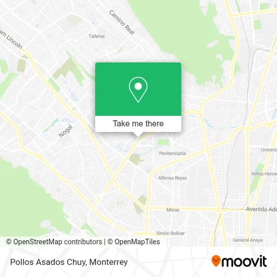 Pollos Asados Chuy map