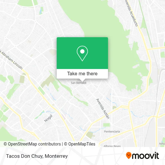 Tacos Don Chuy map