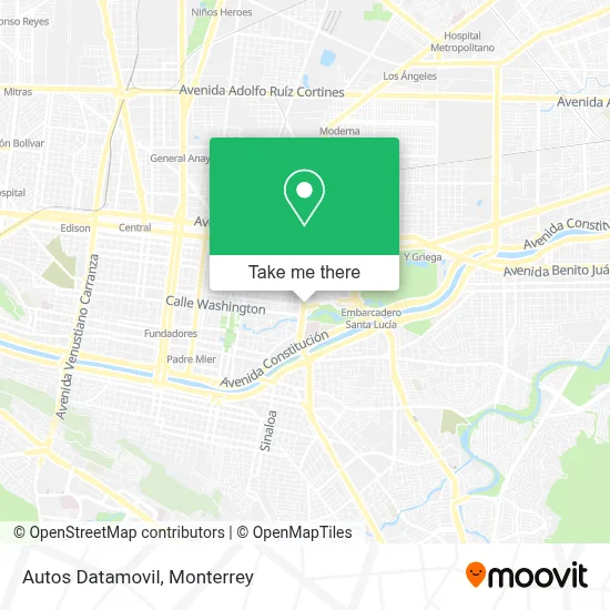 Autos Datamovil map