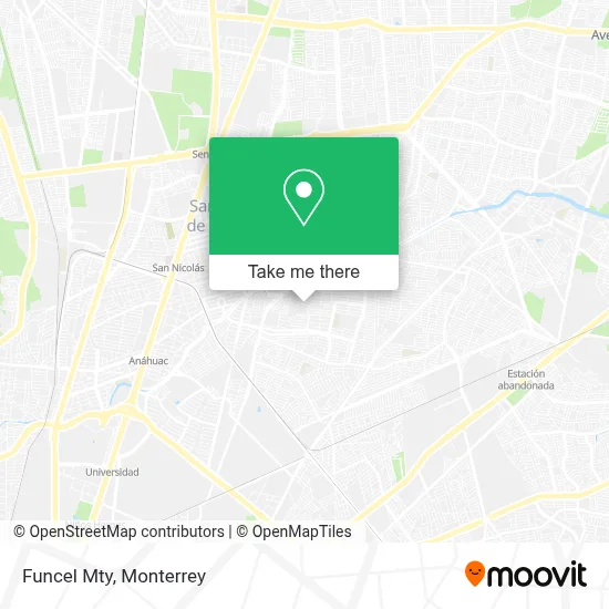 Funcel Mty map