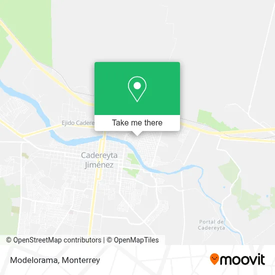 Modelorama map