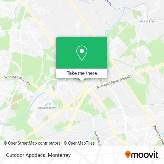 Outdoor Apodaca map