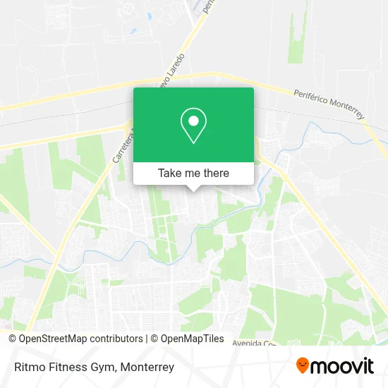 Ritmo Fitness Gym map
