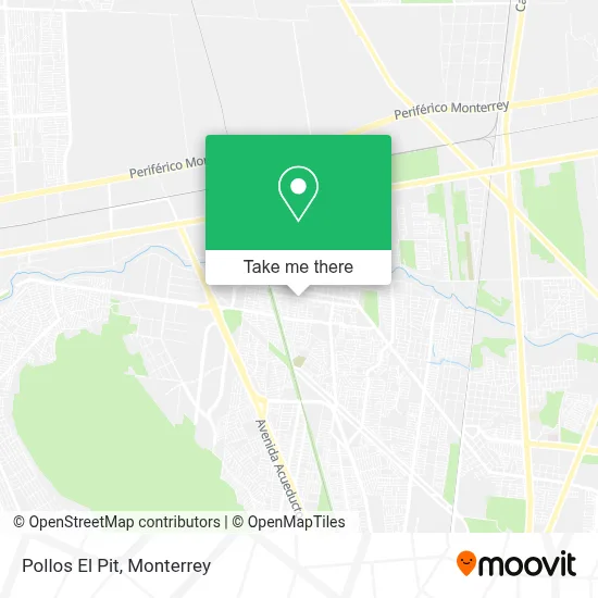Pollos El Pit map