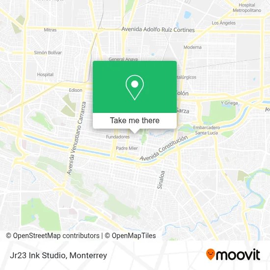 Jr23 Ink Studio map