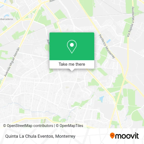 Quinta La Chula Eventos map