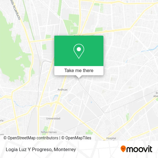 Logia Luz Y Progreso map
