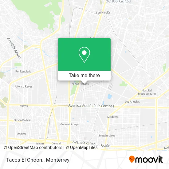 Tacos El Choon. map