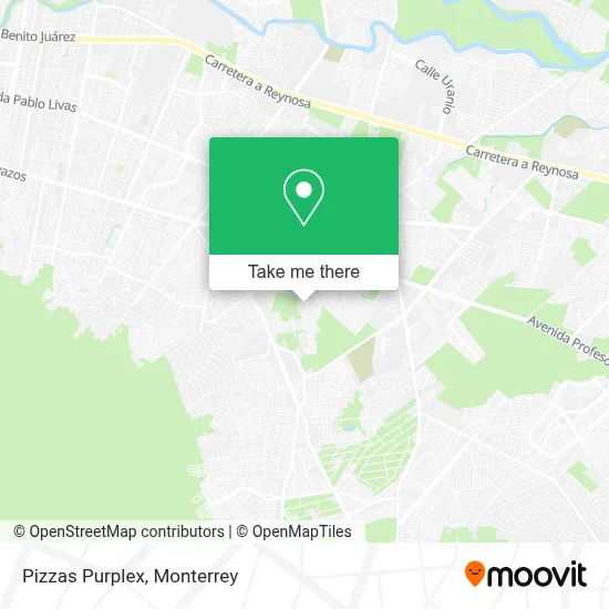 Pizzas Purplex map