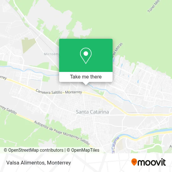 Valsa Alimentos map