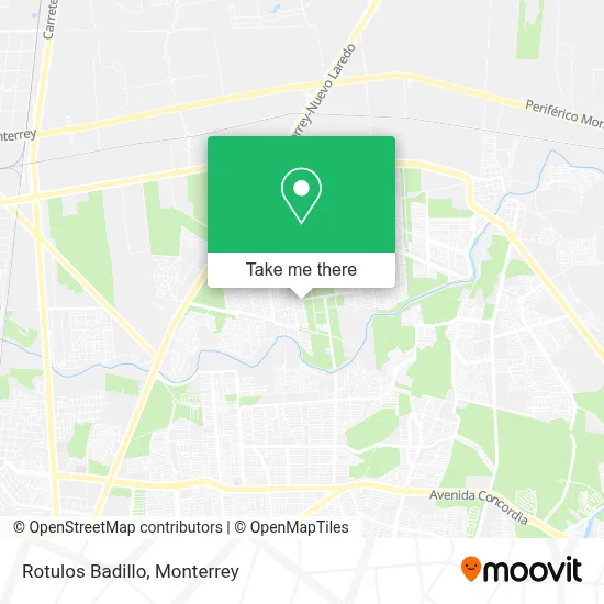 Rotulos Badillo map