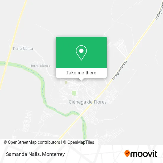 Samanda Nails map
