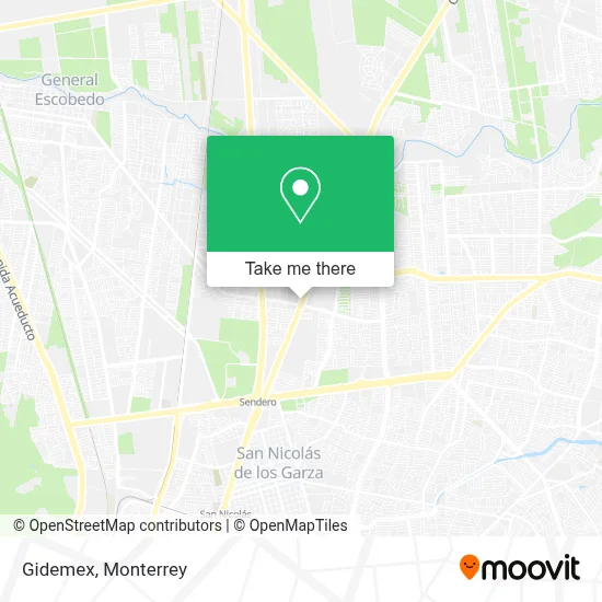 Gidemex map
