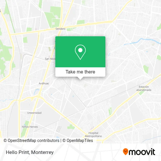 Hello Print map
