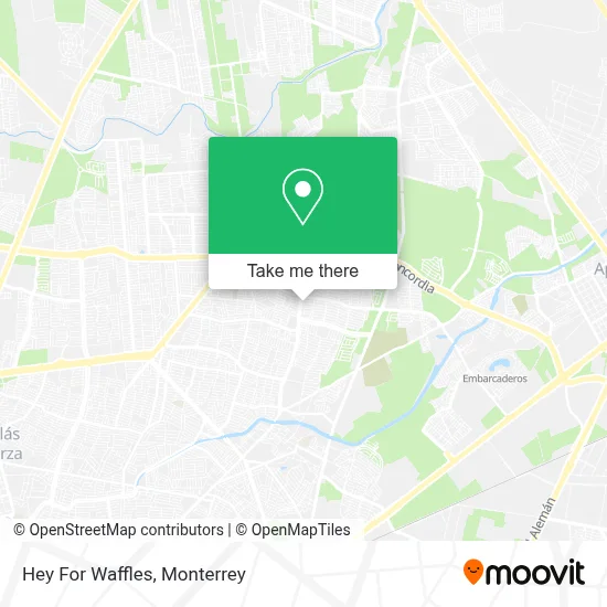 Hey For Waffles map