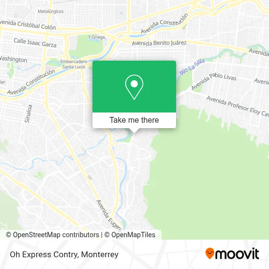 Oh Express Contry map