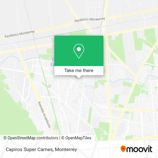 Capiros Super Carnes map