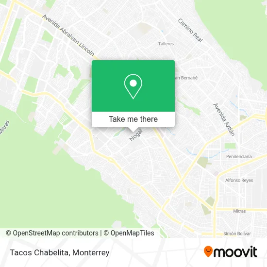 Tacos Chabelita map