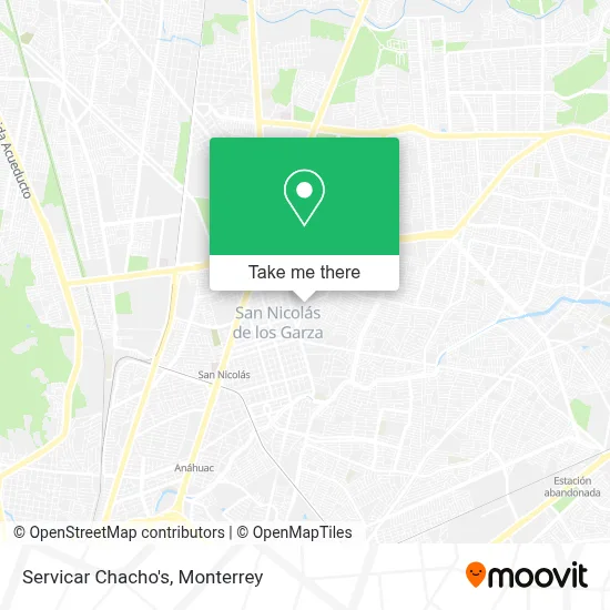 Servicar Chacho's map