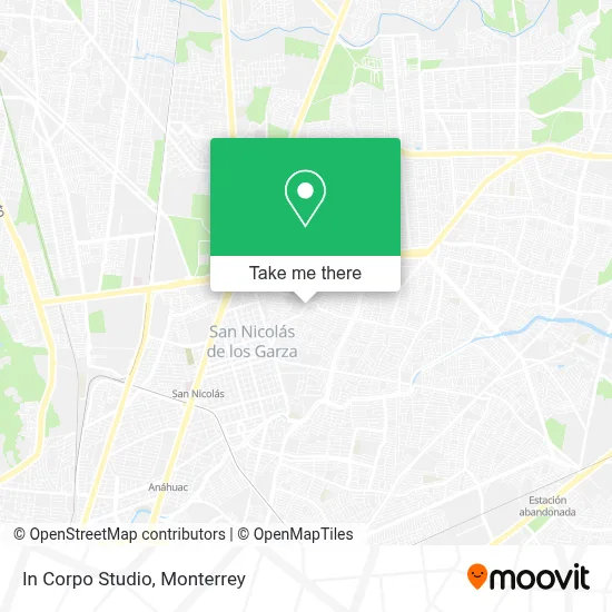 In Corpo Studio map