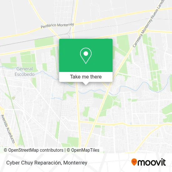 Cyber Chuy Reparación map