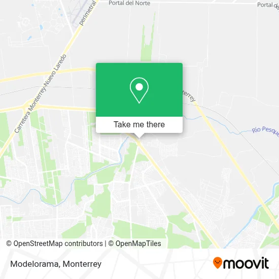 Modelorama map
