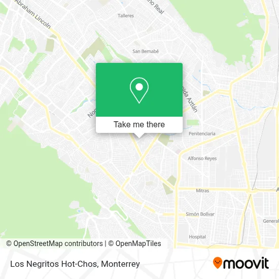 Los Negritos Hot-Chos map