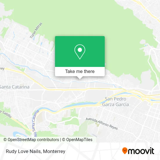 Rudy Love Nails map