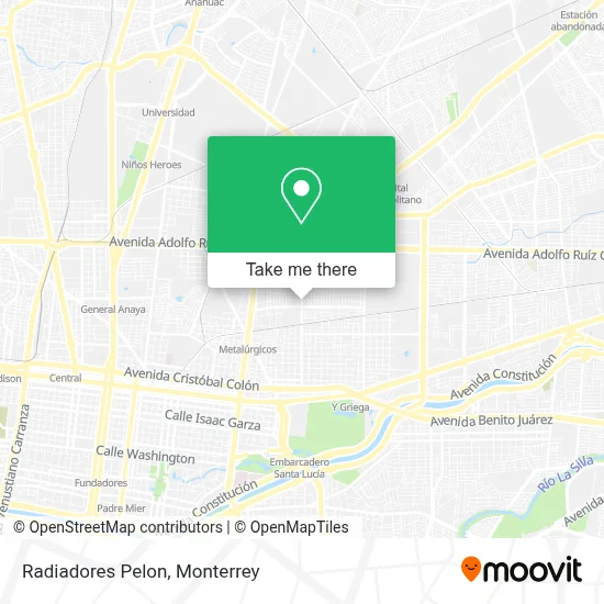 Radiadores Pelon map