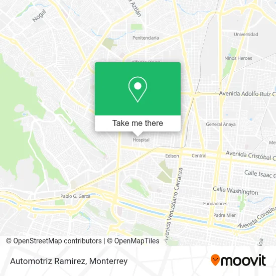 Automotriz Ramirez map
