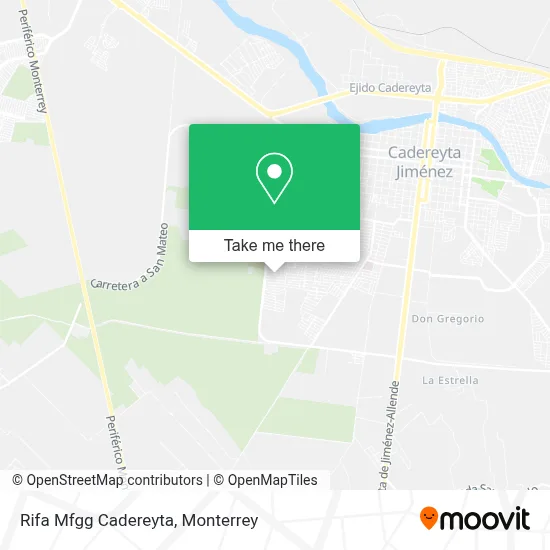 Rifa Mfgg Cadereyta map