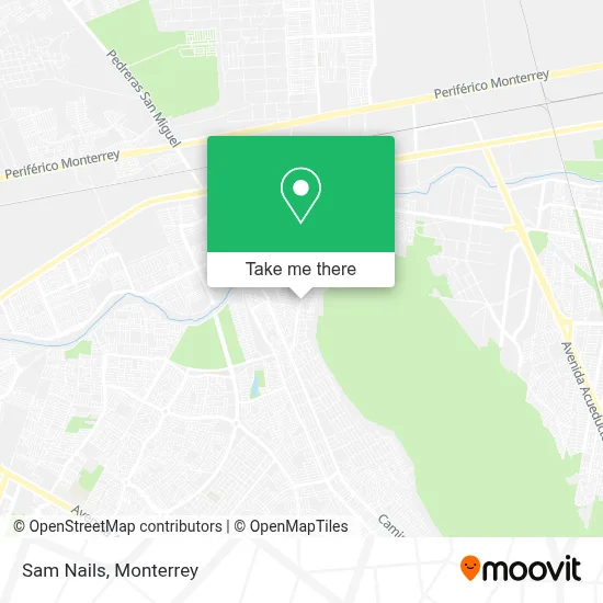 Sam Nails map