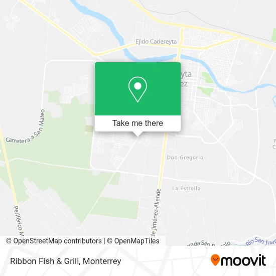 Ribbon Fish & Grill map