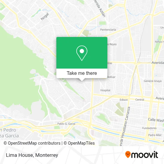 Casa Lima map