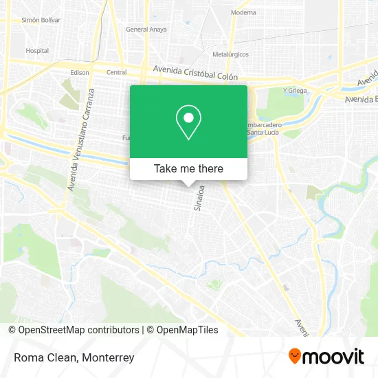Roma Clean map