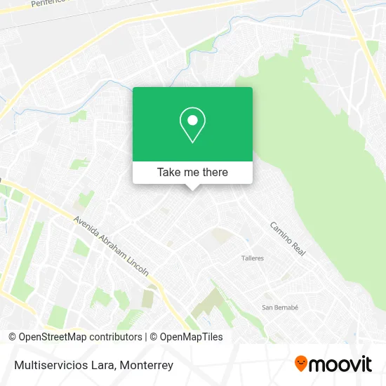 Multiservicios Lara map